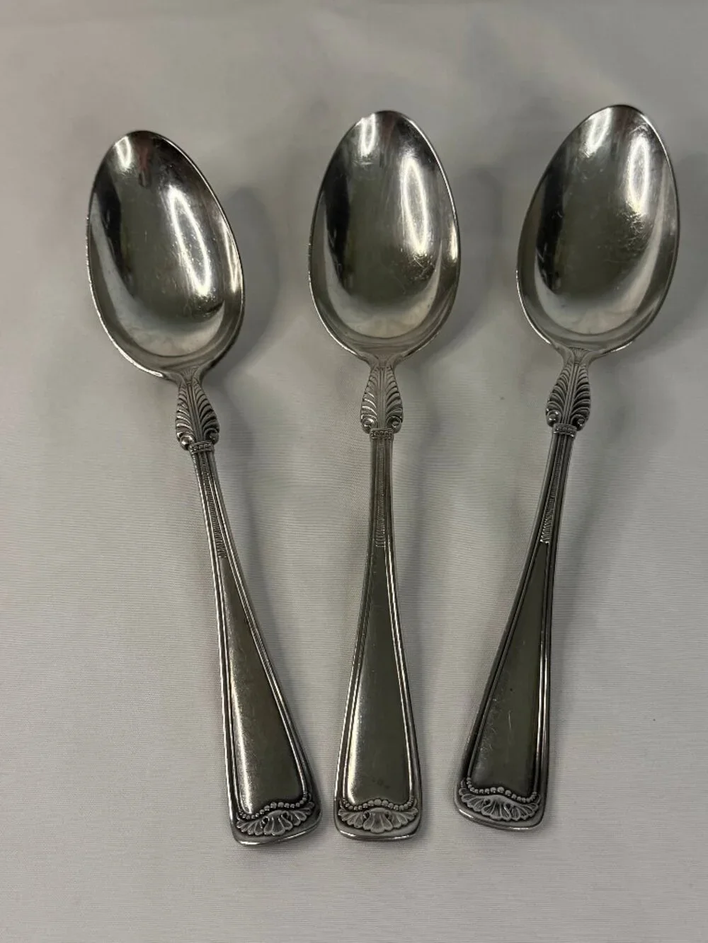 6 Antique Gorham Princess Louise Tablespoons Serving Spoons 8.25